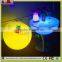 RGB glowing plasitc indoor and outdoor led round flower pot stand