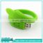 OEM&ODM real capacity wristband usb memory stick silicone