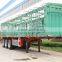 3 axles cheap poultry transport semi trailer / cargo truck trailer