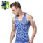Male slimming fitness vest ,Men Body Shaper leopard print vest, breathable quick dry vest for man MA40