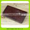 OEM color cross pattern long ladies leather wallet with zipper,fashion purse women leather wallet SSW16-913