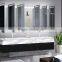 Lamxon largest LED lighted mirror cabinet with six mirrored door for large bathroom