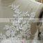 AR-18 High Level And High Quality Sexy Long Appliques O-Neck Tulle See Through Wedding Dress 2016