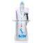 resealable flat stand up pouch with buckle