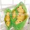 wholesale custom sew custom Peas plush emoji pillow stuffed toys, custom whatsapp emoji pillow