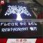 Good quality advertising painted metal hollow out frontlit led 3d light box letter sign