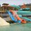 2015- 2016 Water Play Equipment Fiberglass Water Slide Tubes Fiberglass Pool Double Slides
