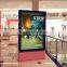 5mm Thick Toughened Glass Aluminum Frame Display Light Box