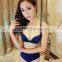 Thailand stylish bright fabric hotel one piece bra and brief set