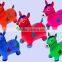 bule red pink green orange Inflatable Animal Toy and PVC Plastic Type jumping toy horse with music