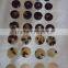 Hot sale Buffalo horn button blanks/Buffalo & Cow bone buttons blanks for Garment High Quality Natural Buttons Black,Color