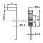 D6.5 Pigtail series Flush standard inductive proximity sensor with 90 side cable