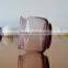 Wholesale glass candle container with lid candle holder glass type