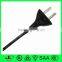 Power cords with molded plug IRAM 2 pin power plug 110-220V extension cord