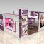 Factory direct sale eyebrow threading kiosk for shopping mall