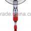 CHEAP PRICE 16'' 12V DC SOLAR FAN /WITH REMOTE CONTROL FLOOR STAND LED FAN