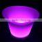 Color Change Illuminated Pe Plastic Ice Buckets With Remote Control