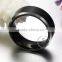 Tungsten steel gun black round ring fashion lover's rings wedding jewelry 6290009