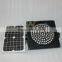 New customized lens LED yellow flashing road safety blinker solar traffic signal light