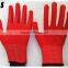 BSSAFETY Cheap nylon knitted safety gloves, zebra gloves for garden work use
