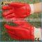 BSSAFETY Red PVC coated oil resistant hand gloves manufacturers in China