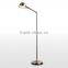 Industrial Wrought Iron Floor Lamp Flexible Long Arm Standing Lamp / Light