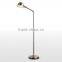 Industrial Wrought Iron Floor Lamp Flexible Long Arm Standing Lamp / Light