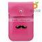 wrist-let metal shoulder bag curve cut cell phone bag with strap small clutch