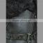 Black 100% lambskin jacket with Tuscany sheep fur collar