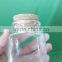 100 ml square glass salt bottles with wood cork