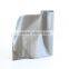 Black plastic garbage packing bag in roll