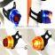 factory price energy-saving silicone LED bike light hanging LED bike light