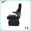 Fully flat air suspension black boat seat with motor