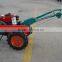 walking tractor with diesel engine and lights