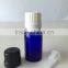 50ml,30ml,20ml, 15ml amber glass bottles dropper for essence oil