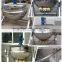 steam cooking kettle with agitator/double jacketed steam kettles/jacketed kettle mixer