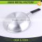 Steel Handle Chicken Coating White Ceramic Fry Pan With Silicone