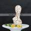 Fashion Fiberglass Art Female Mannequin Head For Hat/Wig Retail store Display