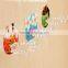 Q058 Creative cartoon style suction wall toothbrush holder