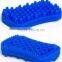 SuperDesign Soft Silicone Rubber Brush for Cats and Dogs, Double Sided Curry Brush, Silicone Pet Brush