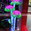 Cheap and good price artificial lighting mushroom trees for outdoors