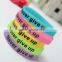 New Silicone Rubber Elastic Sport Wristband Cuff Bracelet Bangle Glow In Dark