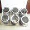 6 pcs spice herb use airtight magnet spice tin jar set with tray