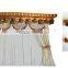 MW-3325-01 Art Curtain Support with flowers for decoration