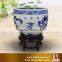 Hand-painted excellent quality blue and white porcelain dragon flower pot for garden decor