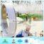 Outdoor fountain, cooling feature for waiting area