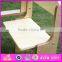 Hot Sell Multifunctional wooden table and chair with easel,Children wooden study table chair set with drawing board W08G154B