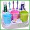 2017 Suction Cup Organizer Bathroom Toothbrush Holder With Cup
