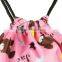 Day Backpack Use string microfiber bag with drawstring