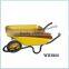 shallow metal tray wheelbarrow